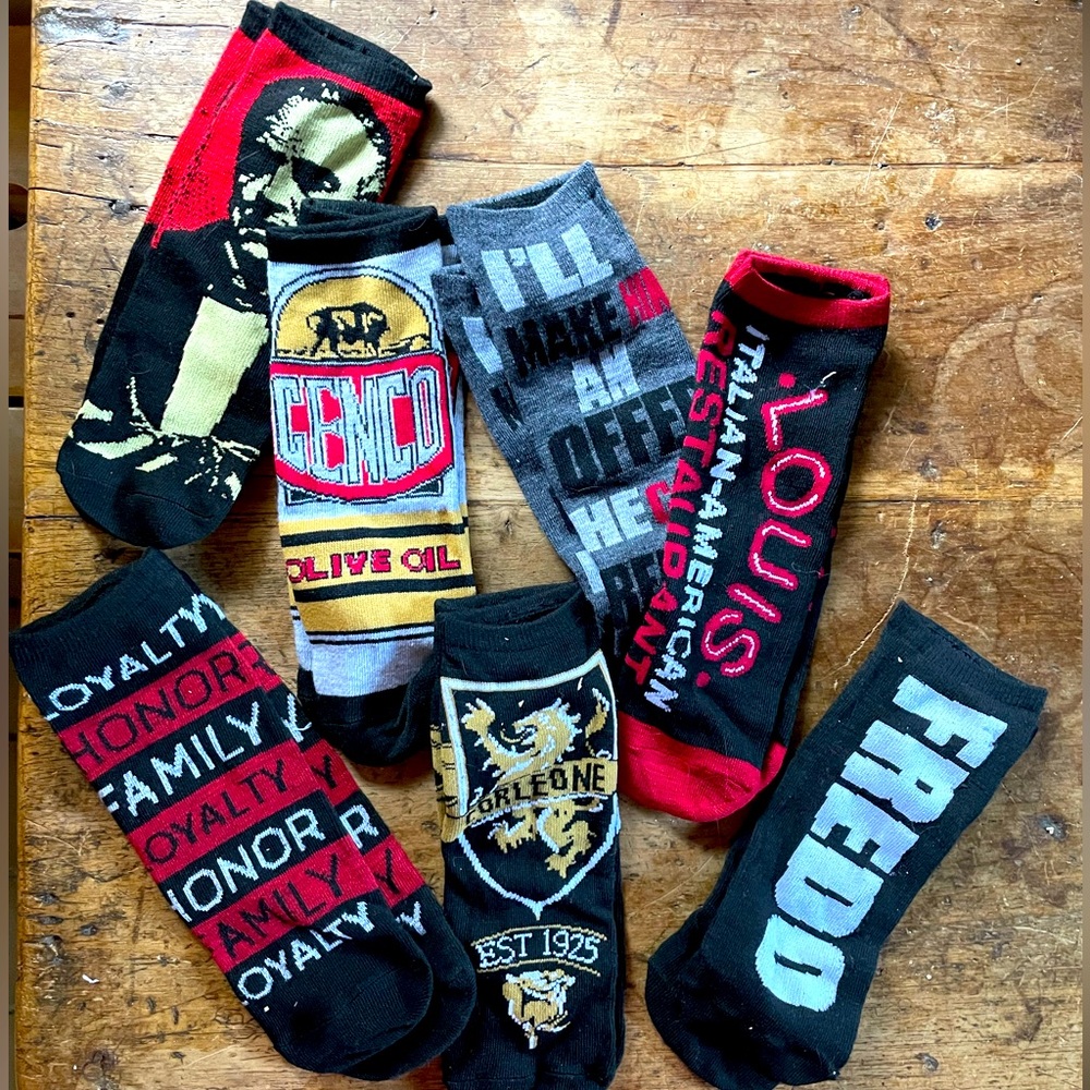 Iconic Set of 7 GODFATHER Socks